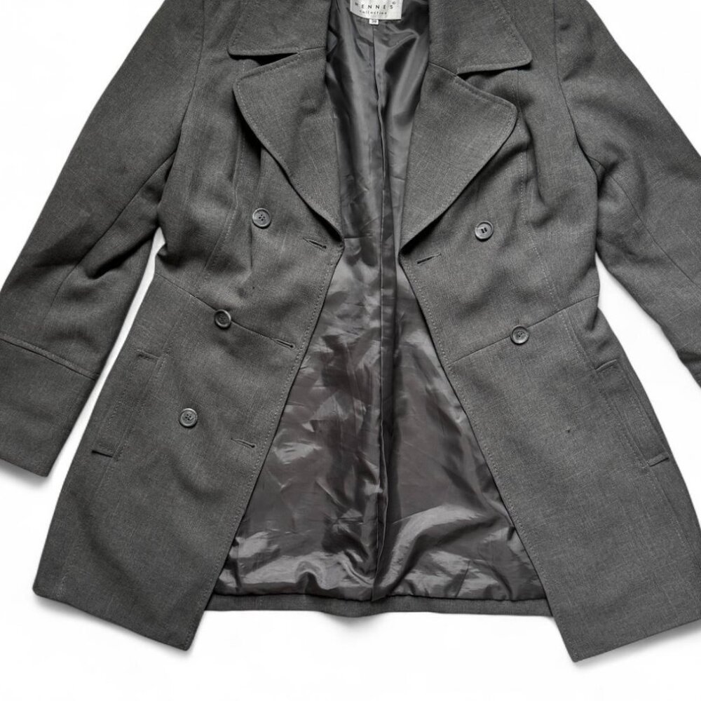 Grey Peacoat